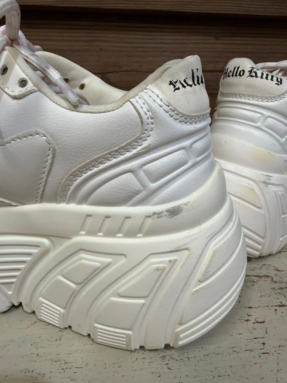 Bershka Hello Kitty Platform Sneakers